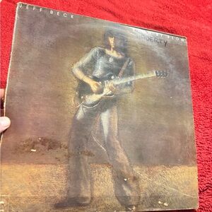 Jeff Beck Blow by Blow LP Vinyl Record 1975 Rare Yellow Label UK